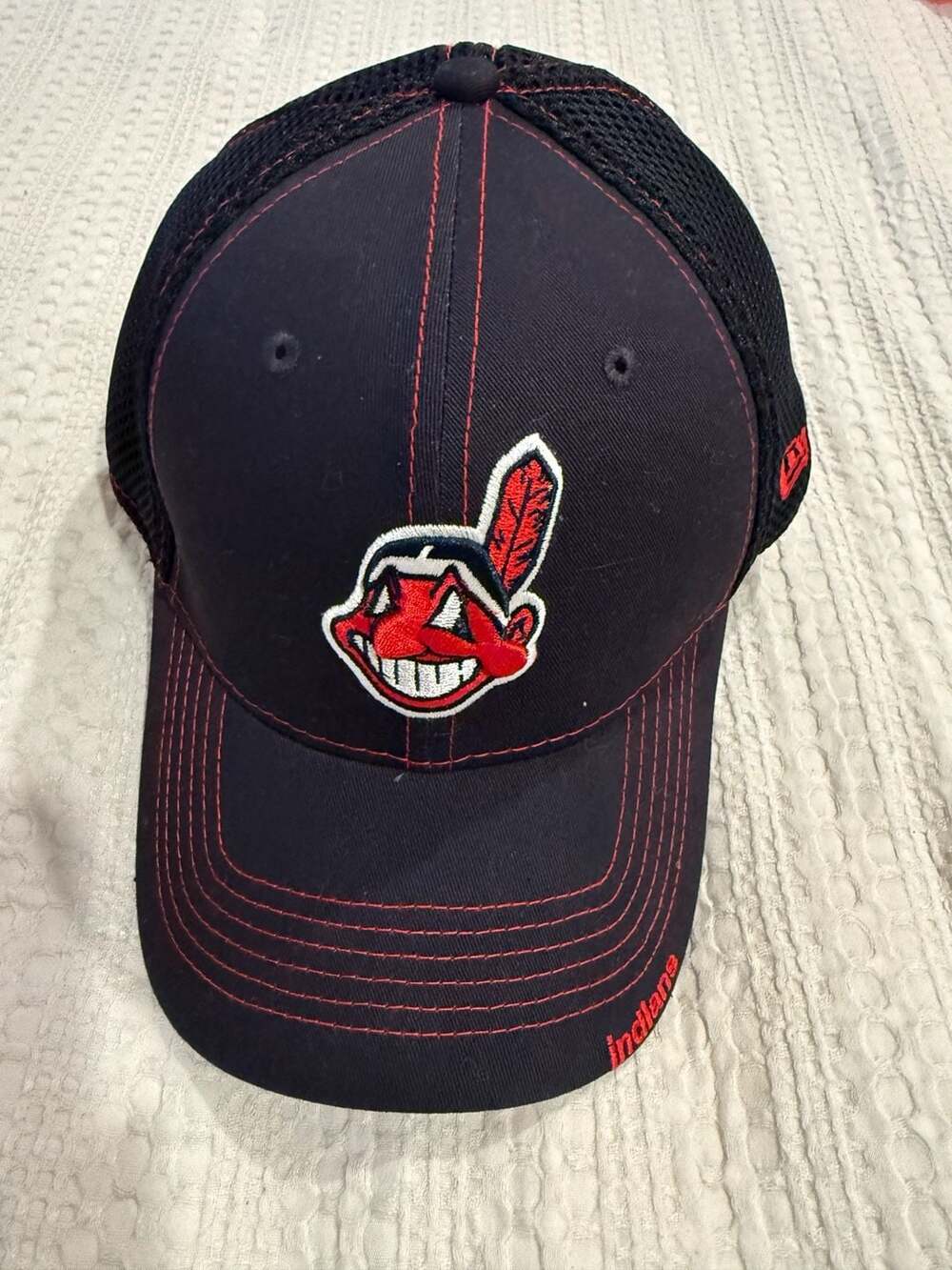Exclusive Cleveland Indians Wahoo Guardians Authentic New Era 39Thirty Flex Hat